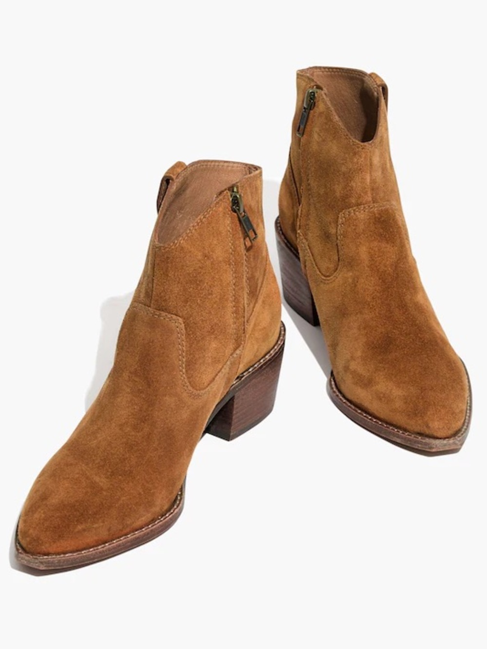 Madewell Suede Ankle Booties